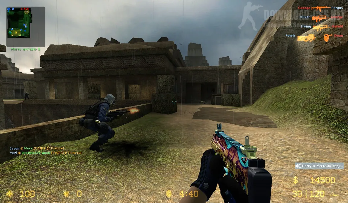 cs source v34 со скинами кс го